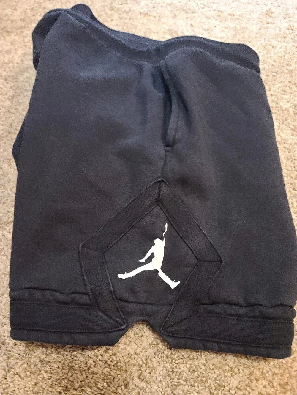 Men's L, Black Jordan Heavy Weight Sweat Shorts